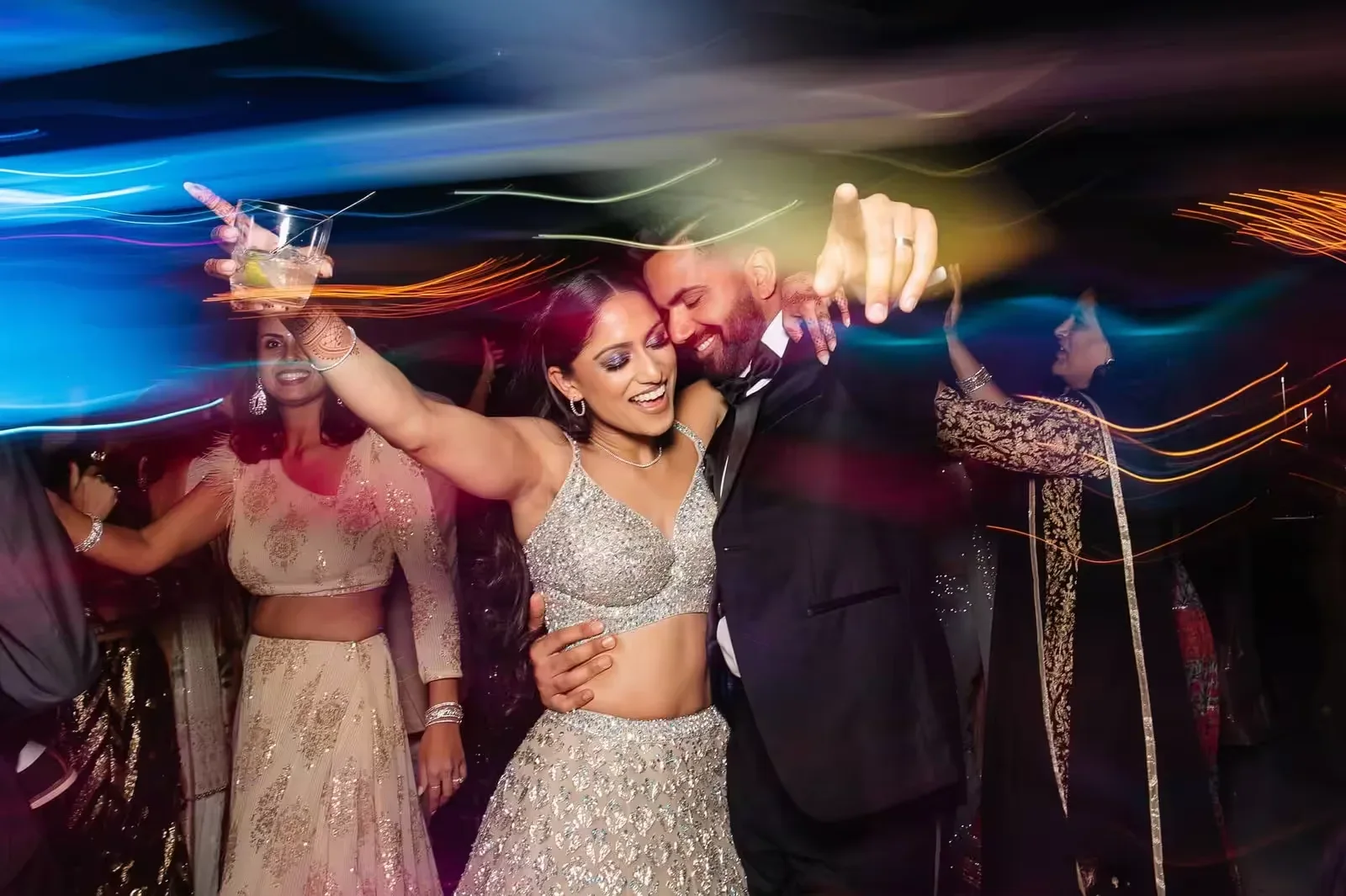 Grand Island Indian wedding DJ — Desi Decibel Indian wedding DJ team and entertainment setup at a South Asian wedding